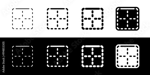 Editable top border vector icon. Part of a big icon set family. Perfect for web and app interfaces, presentations, infographics, etc