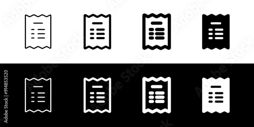Editable invoice, receipt vector icon. Part of a big icon set family. Perfect for web and app interfaces, presentations, infographics, etc