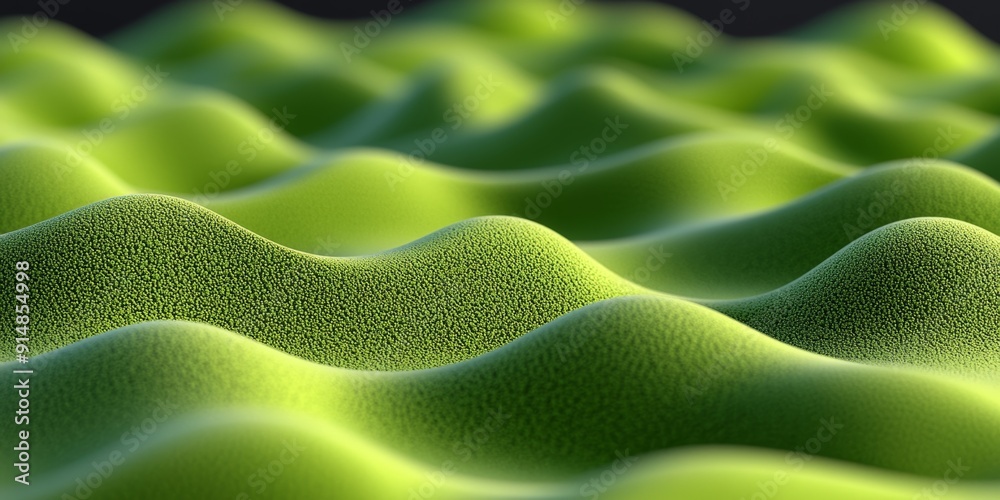 3d model of mountains, green color 3d model of mountains, green color