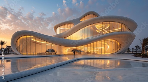 The King Abdulaziz Center for World Culture (Also known as Ithra) is an iconic building symbolising modernisation and diversity in modern Saudi Arabia.