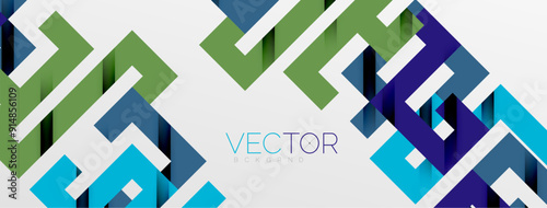 Color bend lines with shadow texture effect. Vector Illustration For Wallpaper, Banner, Background, Card, Book Illustration, landing page