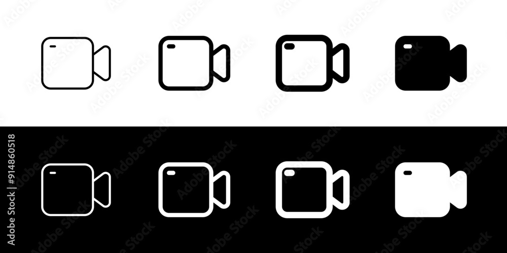 Editable vector video camera icon. Part of a big icon set family. Perfect for web and app interfaces, presentations, infographics, etc Editable vector video camera icon. Part of a big icon set family. Perfect for web and app interfaces, presentations, infographics, etc
