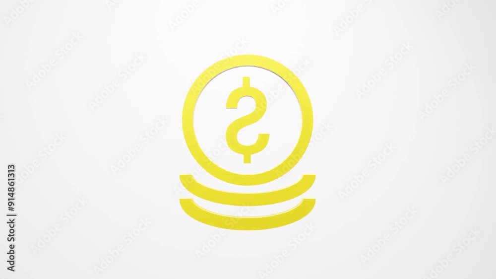 coin icon loop animation coin icon loop animation