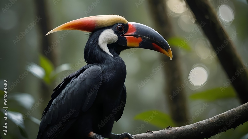 Fototapeta premium toucan on a branch