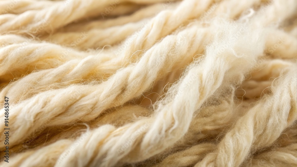 Fototapeta premium Close up background of soft wool fibers, wool, close up, background, soft, fibers, textile, material, texture, natural, macro