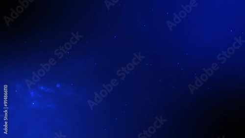 Space particle motion background animation