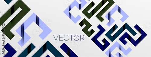 Color bend lines with shadow texture effect. Vector Illustration For Wallpaper, Banner, Background, Card, Book Illustration, landing page