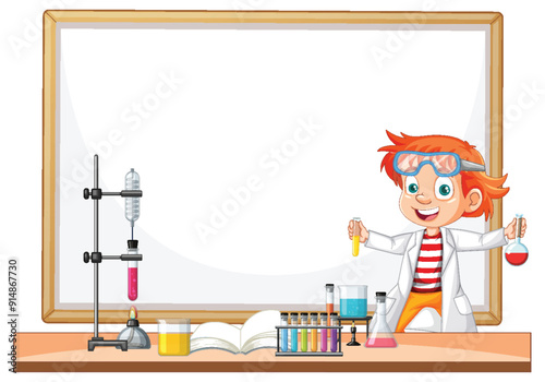 Young Scientist in Laboratory