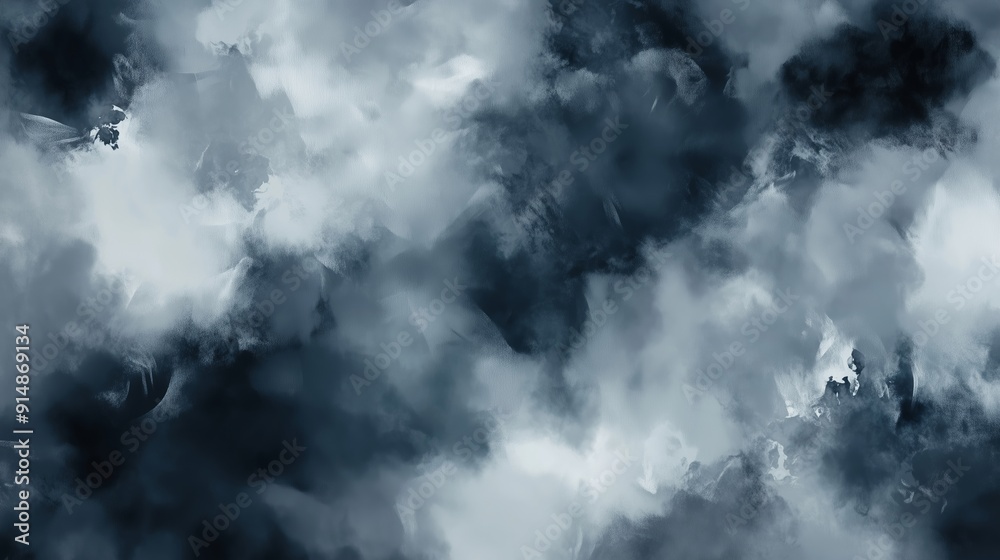 Dramatic Dark Clouds with Ethereal Light Dramatic Dark Clouds with Ethereal Light