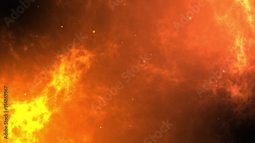 Motion background of solar flares and particles