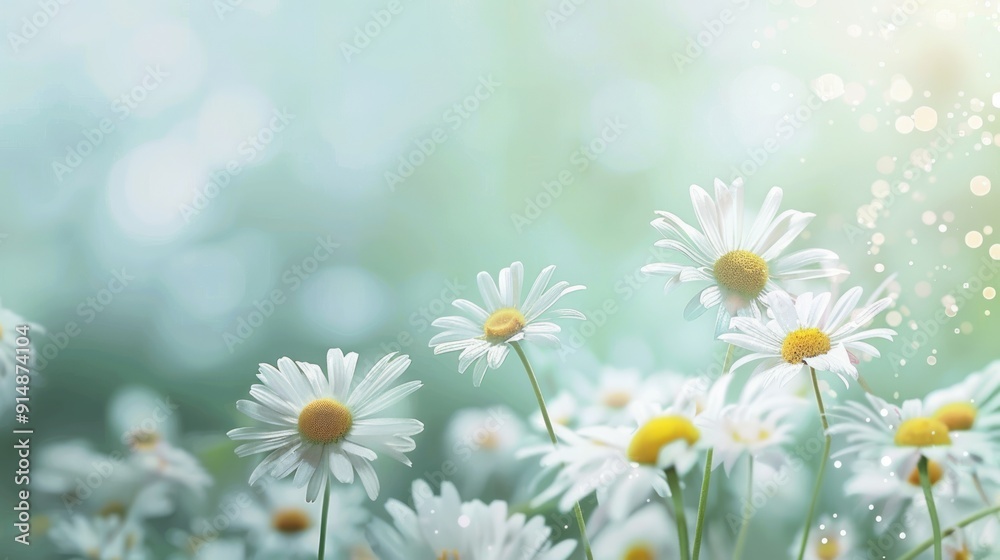 Daisies in a Field of Light Daisies in a Field of Light