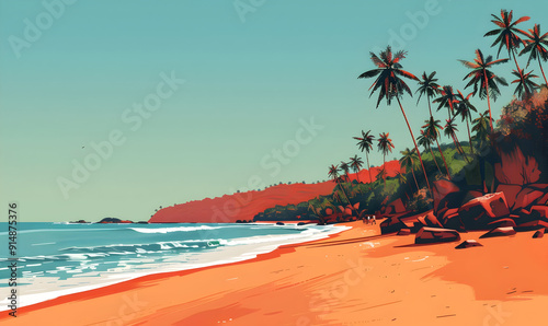 Goa Statehood Day background design photo