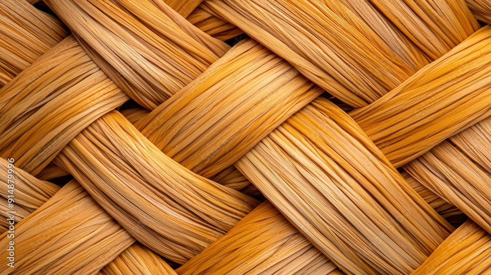 Basket weave pattern, natural material, repeating design Background