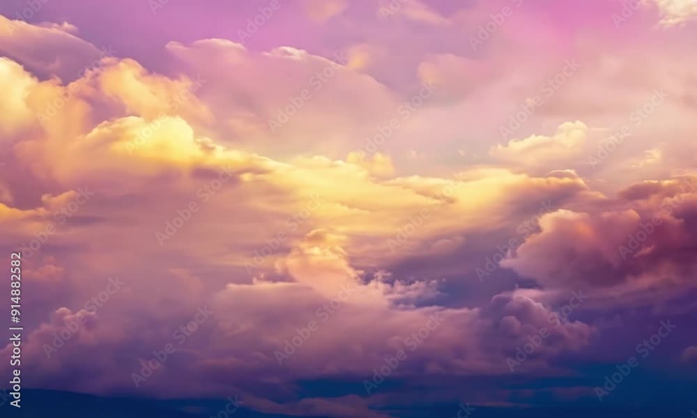 Beautiful view of clouds in the atmosphere of the sky in 4K footage Beautiful view of clouds in the atmosphere of the sky in 4K footage