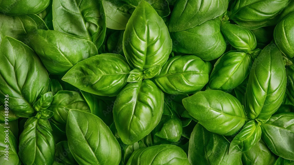 Fresh green basil Fresh green basil
