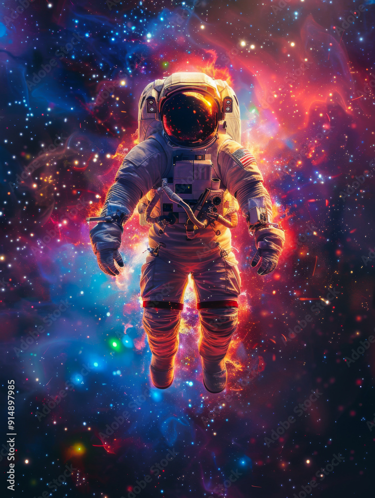 Astronaut Afloat - Elements of this Image Furnished Astronaut Afloat - Elements of this Image Furnished