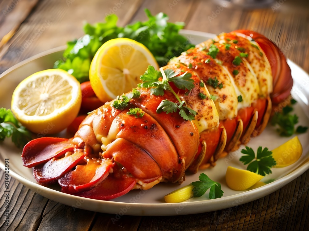 Butter-Drenched Lobster Tail: Decadent Seafood Delight Butter-Drenched Lobster Tail: Decadent Seafood Delight