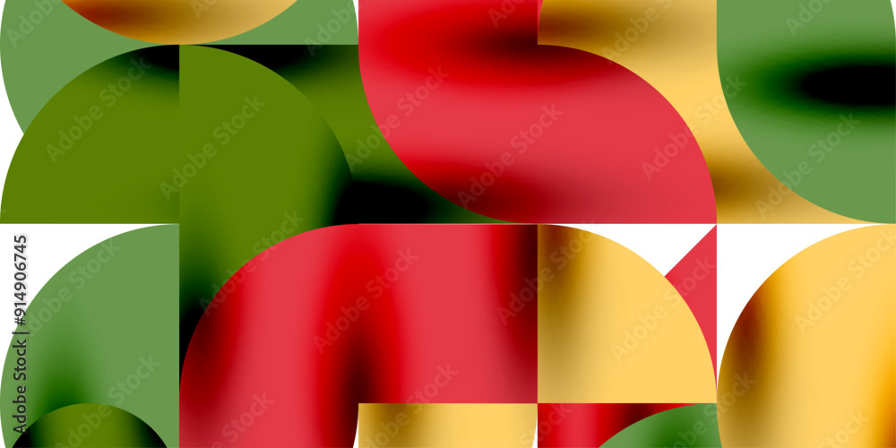 Shadow effect shiny circles and round triangles geometric modern art. Vector Illustration For Wallpaper, Banner, Background, Card, Book Illustration, landing page Shadow effect shiny circles and round triangles geometric modern art. Vector Illustration For Wallpaper, Banner, Background, Card, Book Illustration, landing page