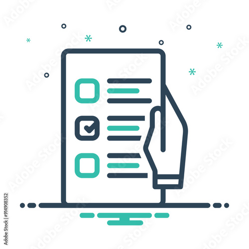 Mix icon for referendum