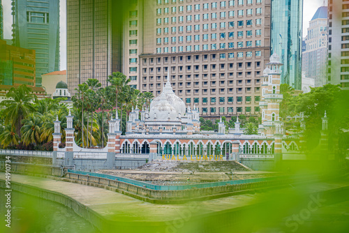 Photography Jamek Mosque (Masjid Jamek), Malaysia, Kuala Lumpur,