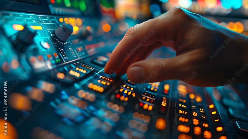 A detailed shot of a hand pressing the sell button on a stock trading screen filled with numbers and fluctuating graphs, sharp focus on the interface, realistic lighting, clear button details, A detailed shot of a hand pressing the sell button on a stock trading screen filled with numbers and fluctuating graphs, sharp focus on the interface, realistic lighting, clear button details,