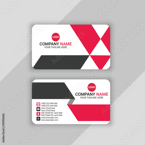 professional business card template design