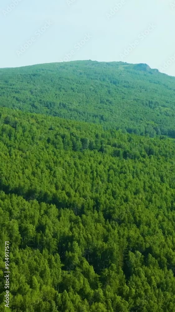 Aerial view of rural area during summer Aerial view of rural area during summer