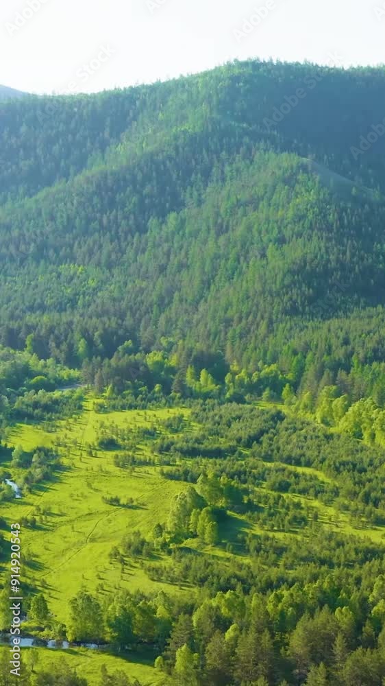 Aerial view of rural area during summer Aerial view of rural area during summer