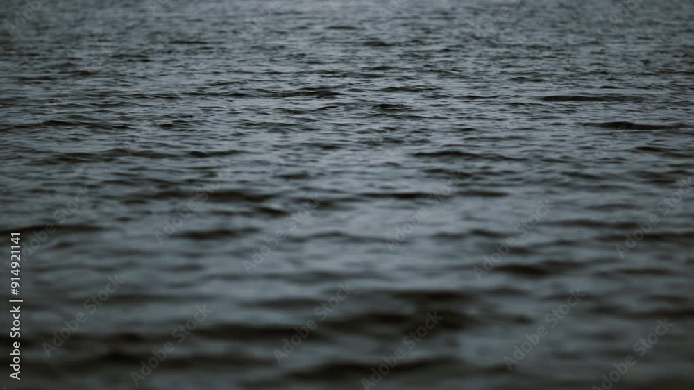 Slow motion rippling waves on surface of water. Calm; Gentle; Meditative; Background Slow motion rippling waves on surface of water. Calm; Gentle; Meditative; Background