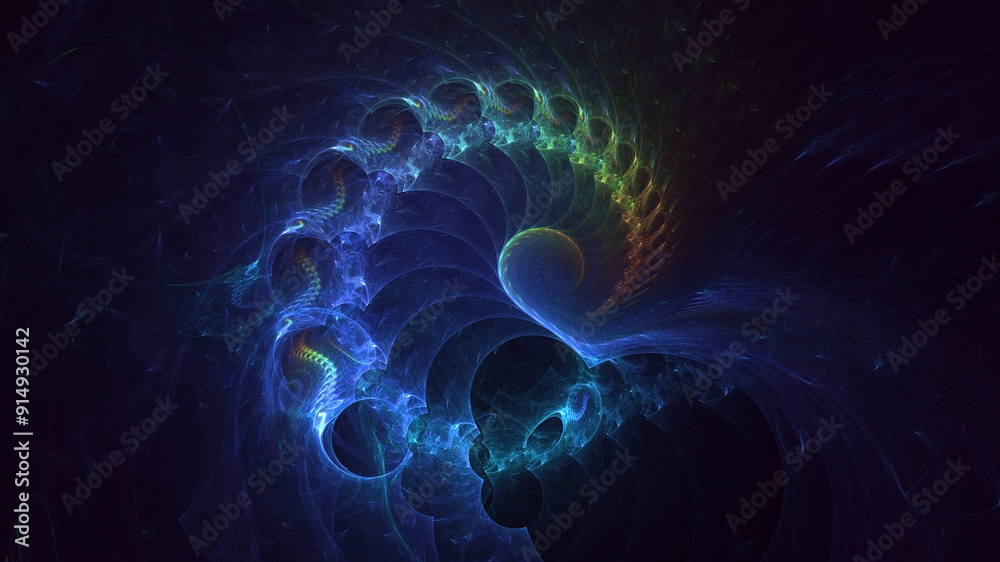 3D manual rendering abstract colorful fractal light background. Its not AI Generatd illustration. 3D manual rendering abstract colorful fractal light background. Its not AI Generatd illustration.
