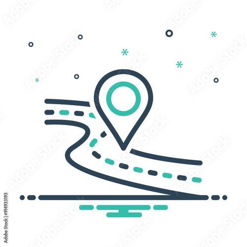 Mix icon for gps
