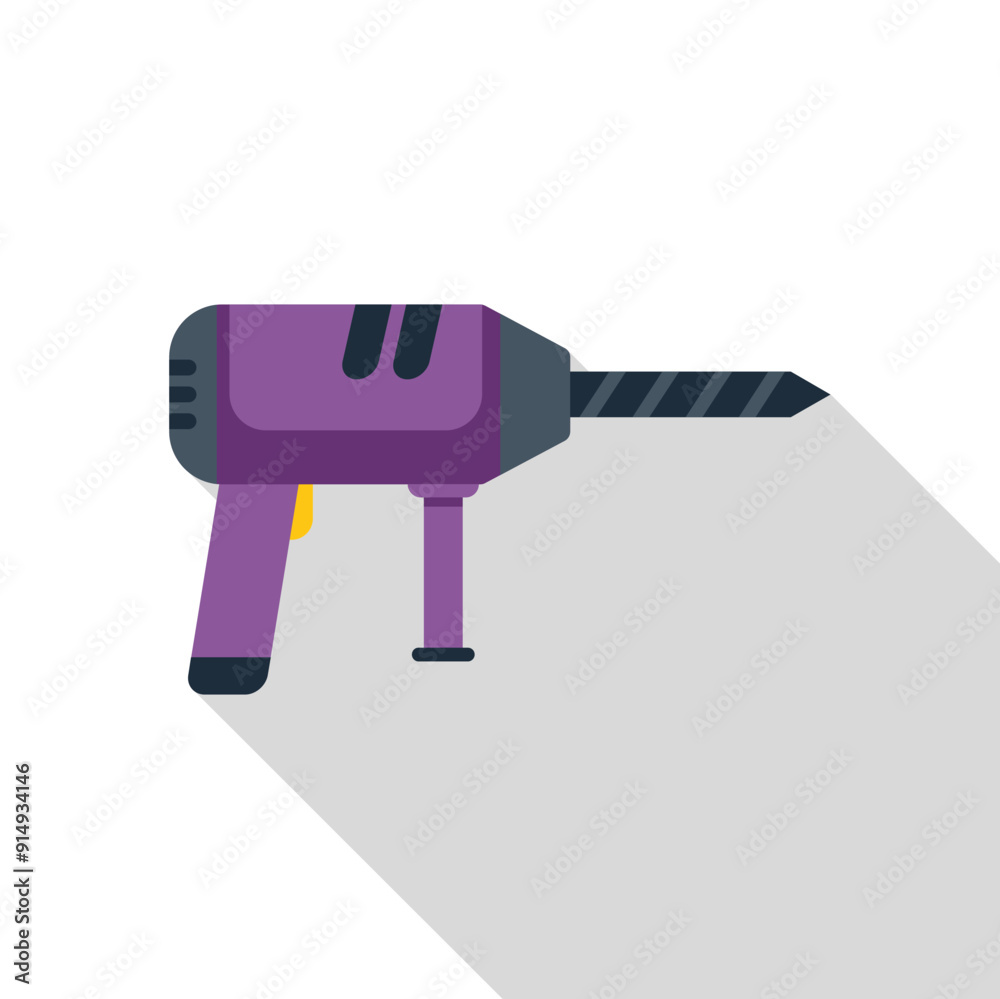 Purple and gray electric drill for construction and renovation work, ideal for builders and diy enthusiasts Purple and gray electric drill for construction and renovation work, ideal for builders and diy enthusiasts