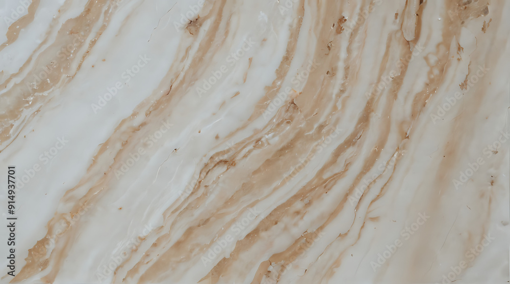 a marble with a brown and white pattern on it a marble with a brown and white pattern on it