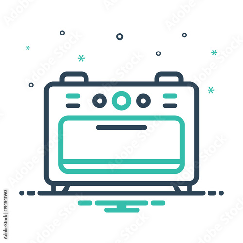 Mix icon for oven