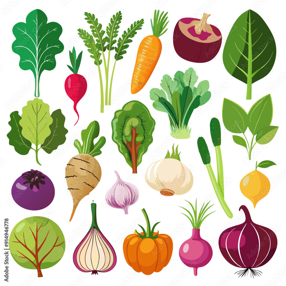 Detailed Collection of Vegetables and Fruits Isolated on White Background, Featuring Fresh Produce Sets for Healthy Eating, Grocery Branding, and Clean, Modern Food Illustrations Detailed Collection of Vegetables and Fruits Isolated on White Background, Featuring Fresh Produce Sets for Healthy Eating, Grocery Branding, and Clean, Modern Food Illustrations