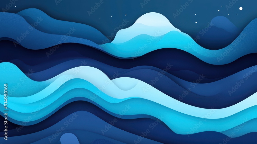 Explore a vibrant world of abstract blue lines, blending technology and art in a modern, cartoonish flat style. Explore a vibrant world of abstract blue lines, blending technology and art in a modern, cartoonish flat style.