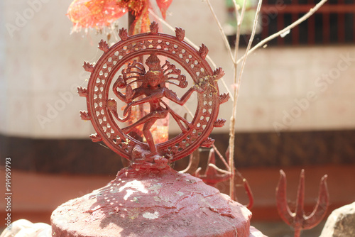 a Nat raj posture sculpture of lord Shiva   photo