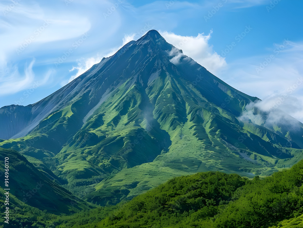 Green Mountain Peak Landscape Photograph Green Mountain Peak Landscape Photograph