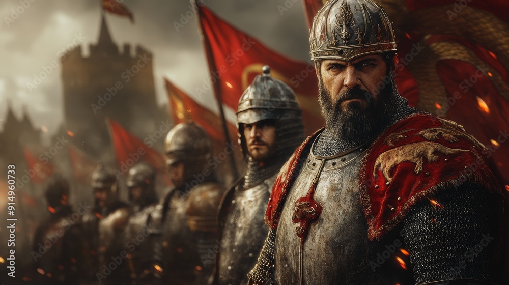 King guard team on castle of the war, novel, story. King guard team on castle of the war, novel, story.