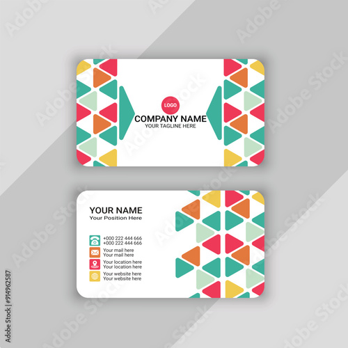 business card template design