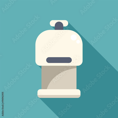 White electric water cooler for office or home delivering fresh water