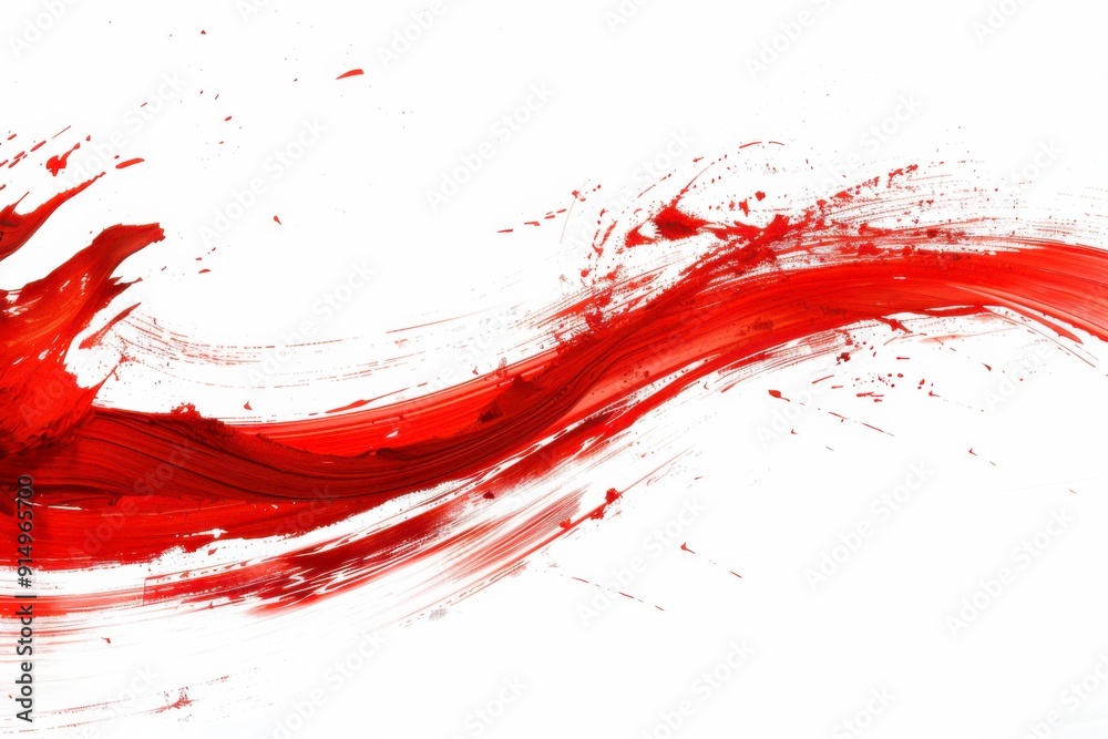 Serene brush strokes in a dynamic series of color Serene brush strokes in a dynamic series of color