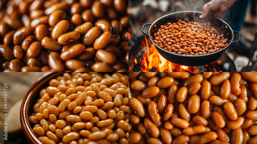 Naklejka premium beans in a bowl