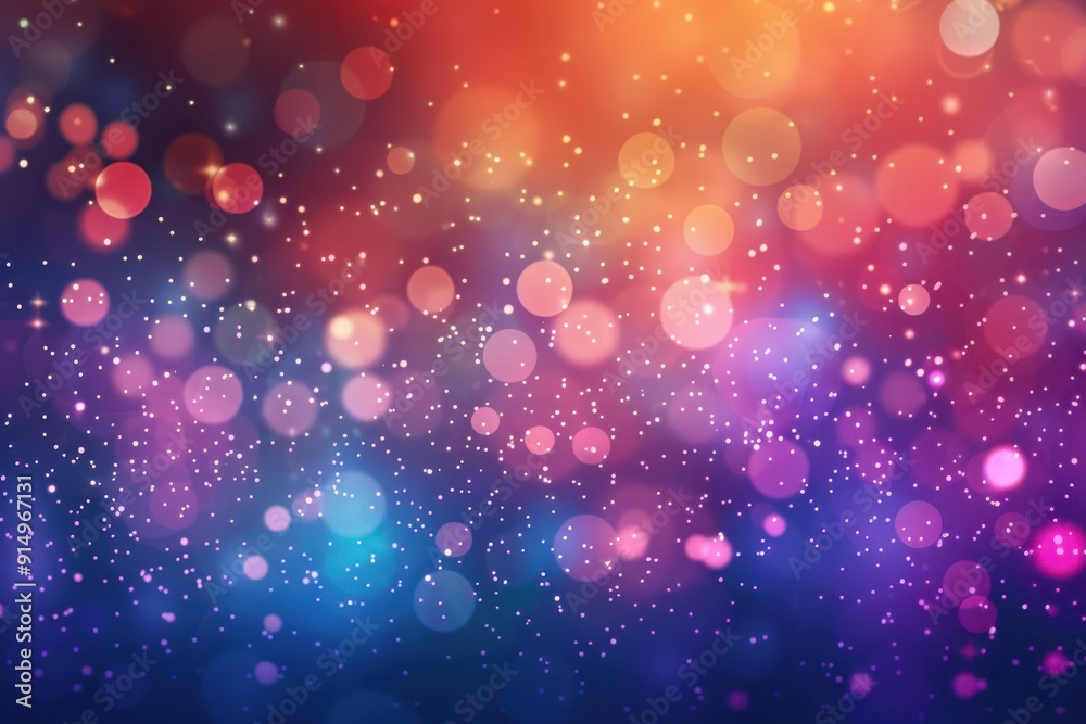 Blurry Foreground with Stars and Sparkles for Banner Design Blurry Foreground with Stars and Sparkles for Banner Design