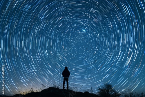 Experience the beauty of twinkling stars with a star guide under a clear sky