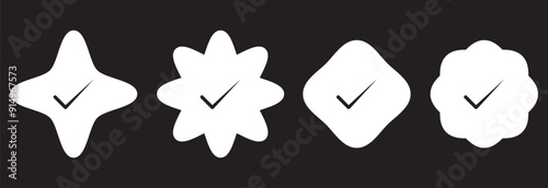 Verified Badge Icon eps 10