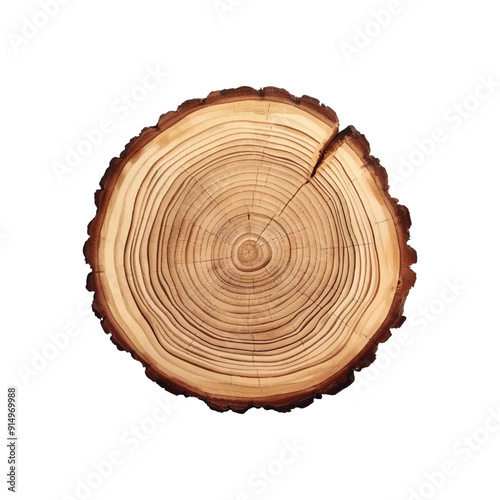 Cross section of tree trunk I Tree ring I wood slices vector
