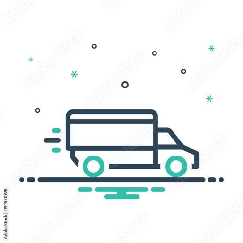Mix icon for shipment