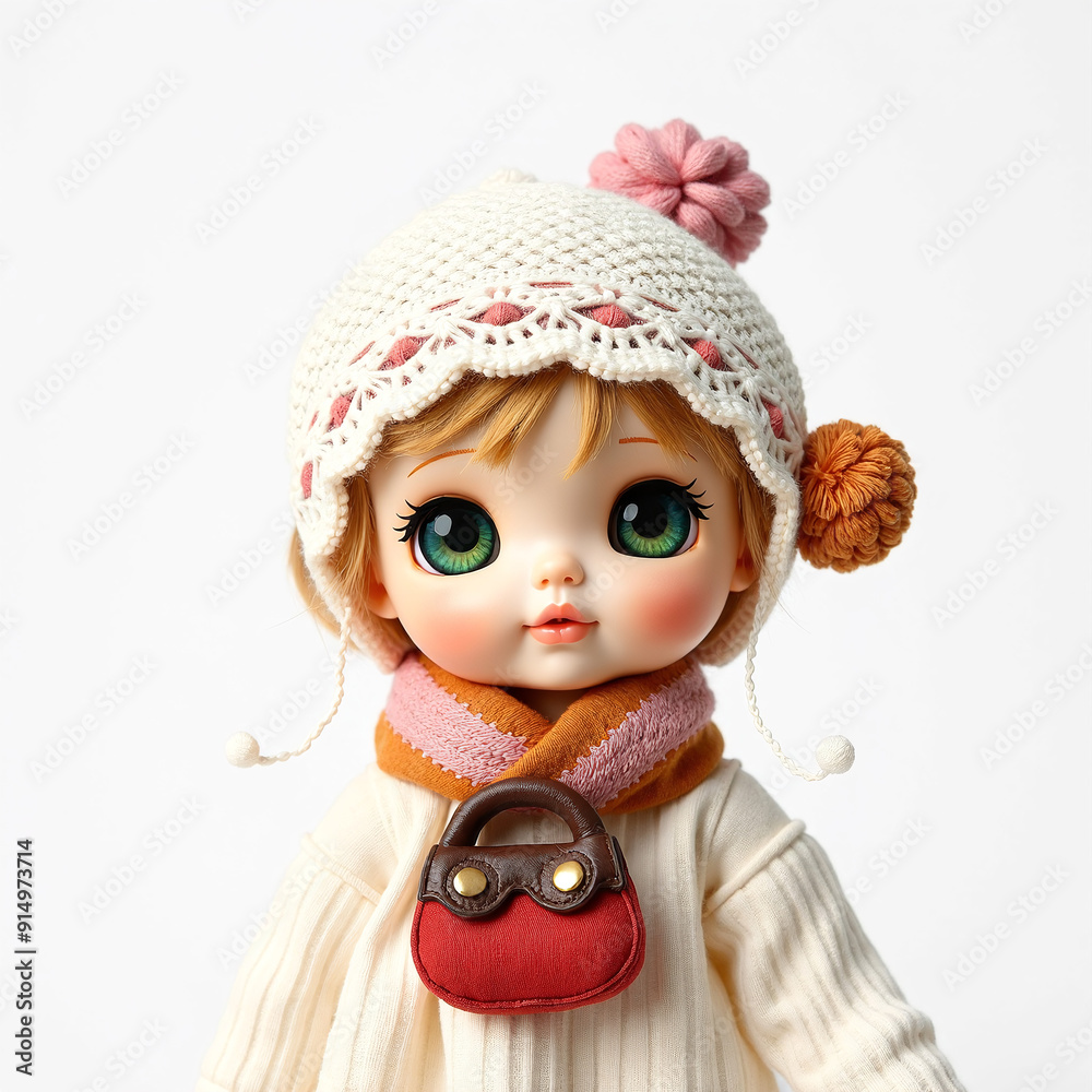 Fototapeta premium Charming Doll with Accessories