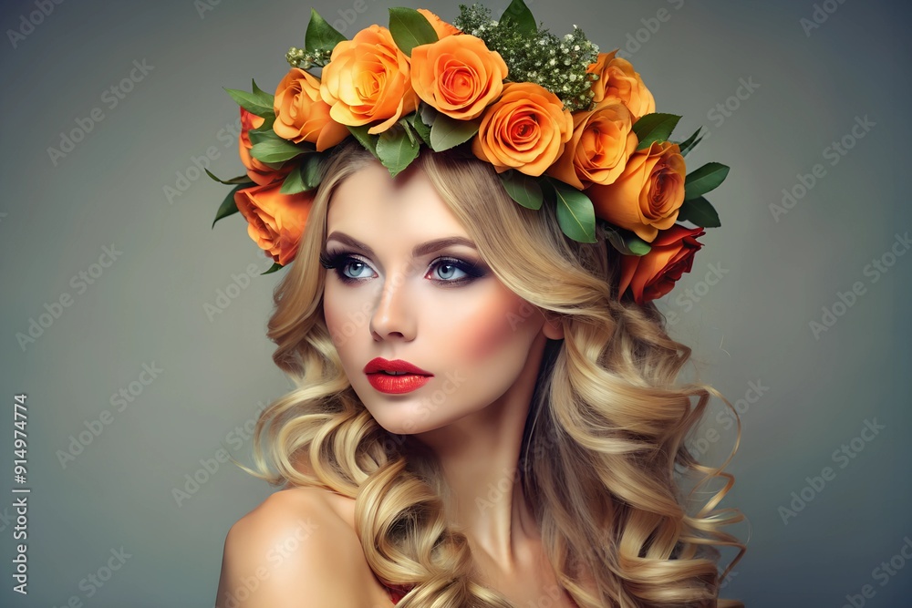 person with flowers person with flowers
